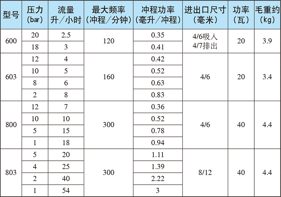 賽高計(jì)量泵